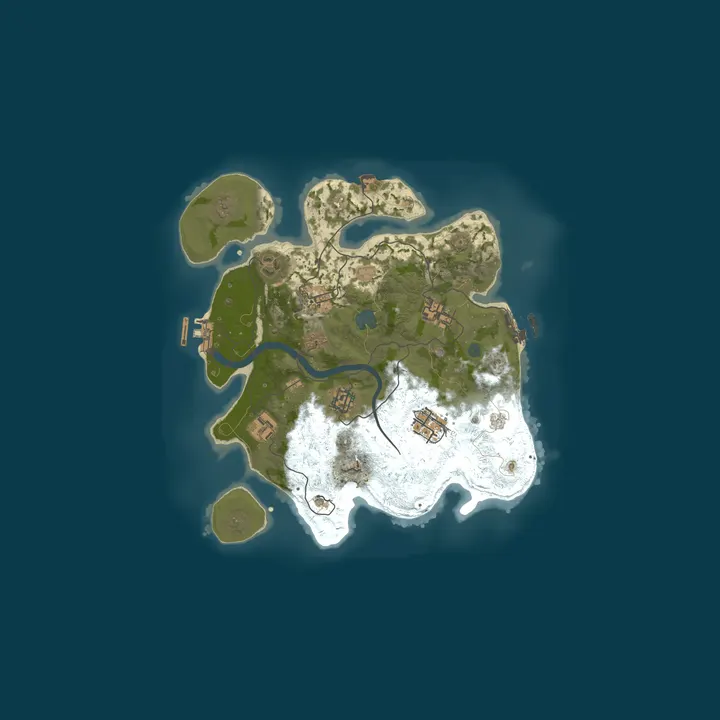 Map of SuddenGaming.net | Rust | 2x | Solo/Duo/Trio | Monthly