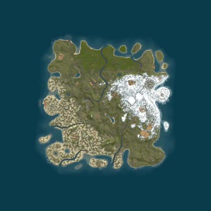 Map of DOTA RUST [X5-X10|MAX4|LOOT+|KITS] 06.10