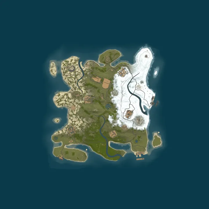 Map of Flame Rust #4 — Modded 3x (Solo) | Magic