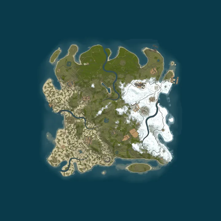 Map of 404 RUST 2X SOLO/DUO/TRIO |ПН |ДЛЯ НОВИЧКОВ 05.10