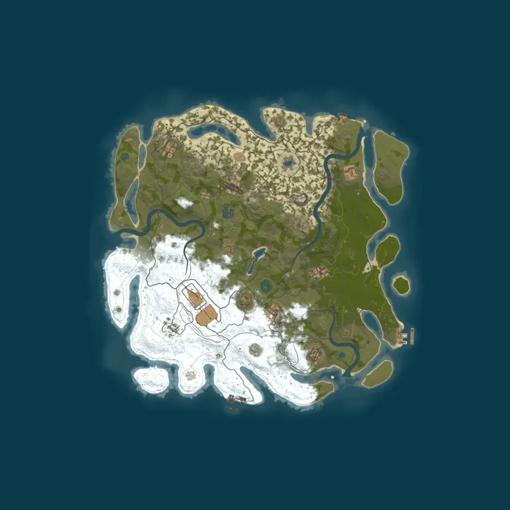 Map of 404 RUST 2X SOLO/DUO/TRIO |ПТ |ДЛЯ НОВИЧКОВ 02.10