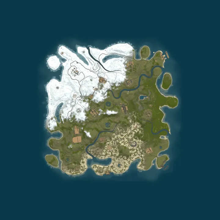 Map of 404 RUST 2X SOLO/DUO/TRIO |СБ |ДЛЯ НОВИЧКОВ 03.10