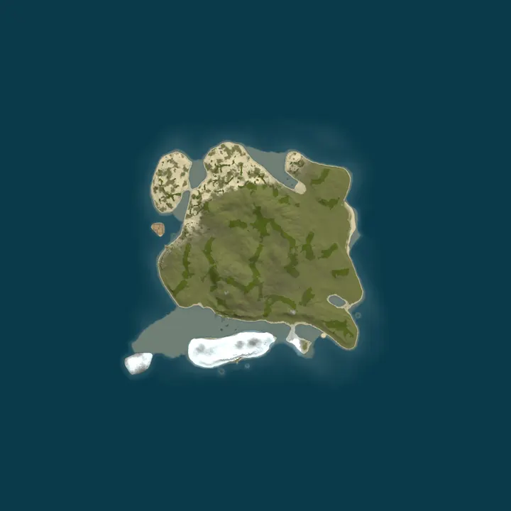 Map of RAVE RUST • X1000000 | PVP | BF | FUN| FPS+ | CLANS | NOLIMIT