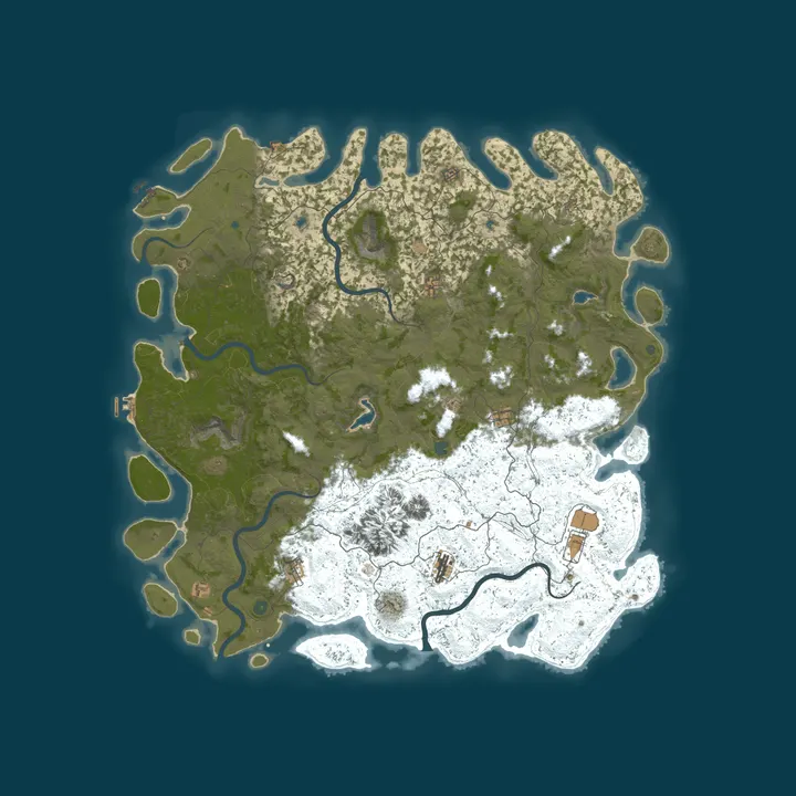 Map of Mons Rust Server