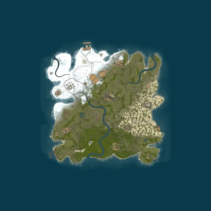 Map of RUSTLAB | No BP Wipes | Solo Only | Just Wiped 02/10