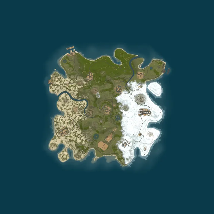 Map of ExYu Balkan Vanilla Rust | No Lag EU | 1.10
