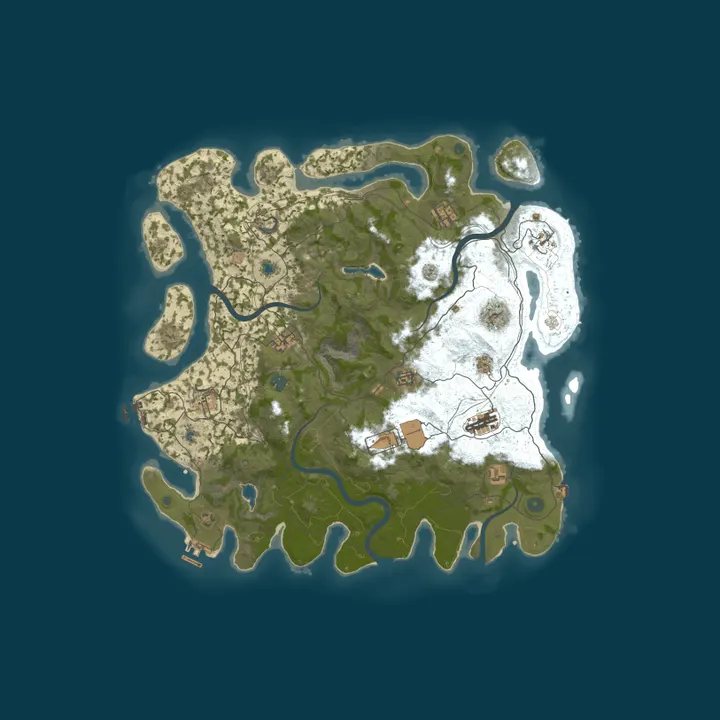 Map of RustClassic Server x1