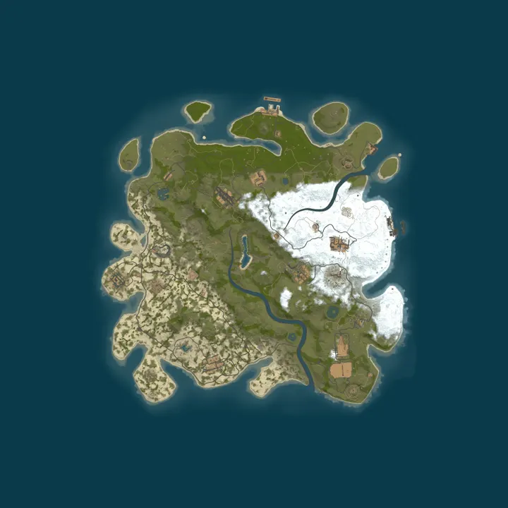 Map of RUST UNITY | X50-X100 | MAX5 | Для новичков