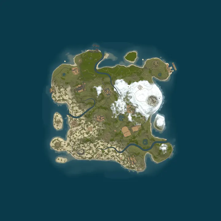 Map of HOSTILE RUST | №2 | ДЛЯ НОВИЧКОВ | 08.10
