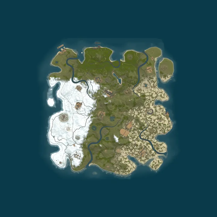 Map of RUSTOGEN #1 HELIX | КЛАССИКА x2 | WIPE 09.10