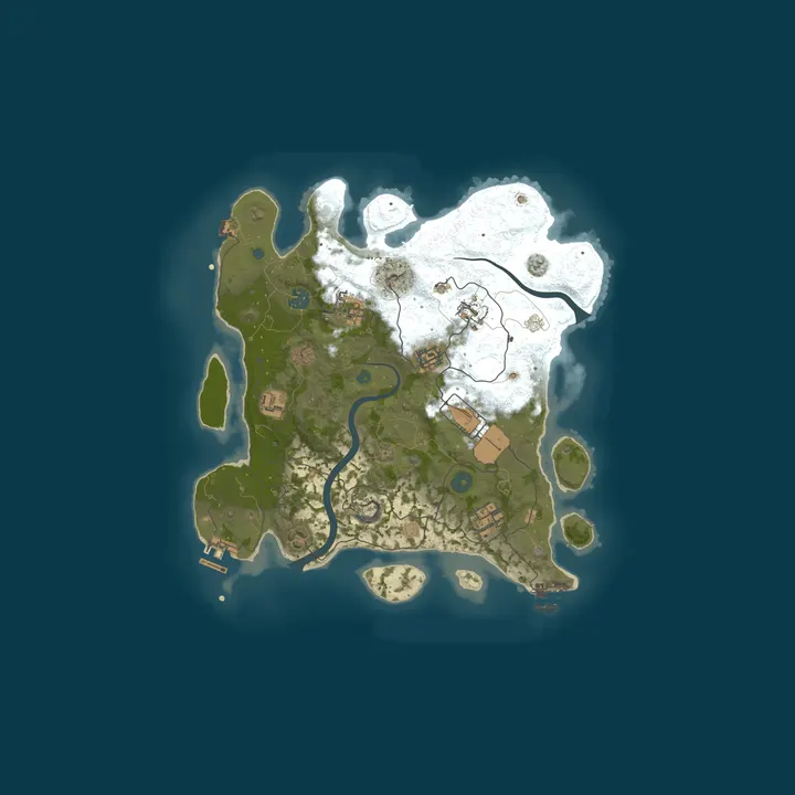 Map of E-SURVIVAL x2 Modded | Solo/Duo/Trio | Mining | Вайп 02.10
