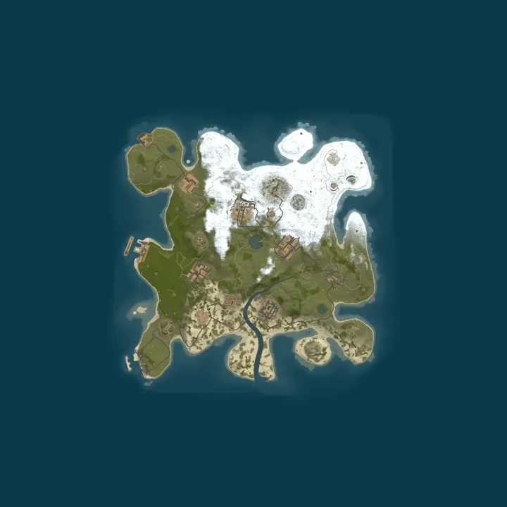 Map of RUST | BLOODLINE|2X|