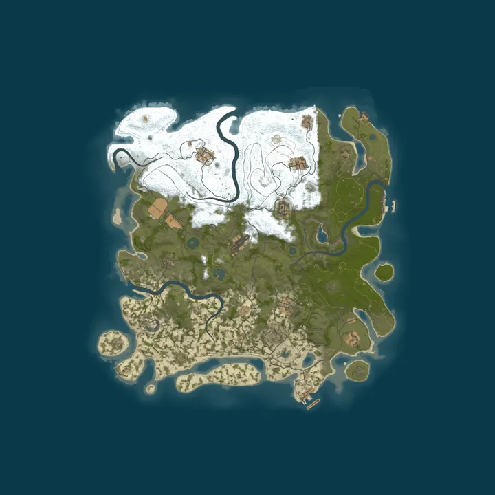 Map of SeattleProcedural. Solo/Duo