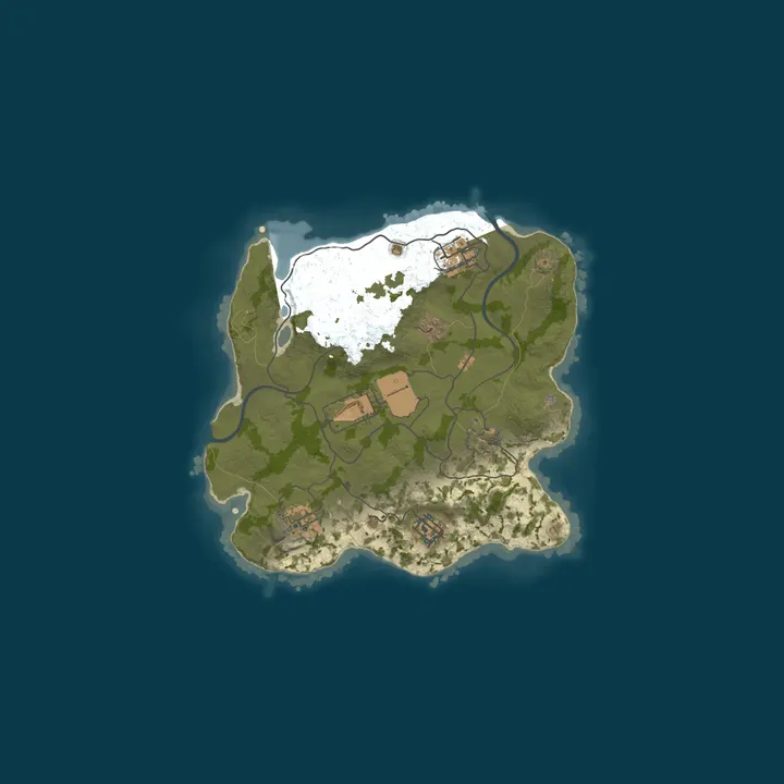 Map of [AU] Winterust - 2x Small Solo/Duo/Trio |2500 Map|BP Share