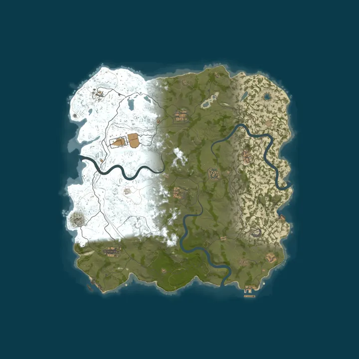 Map of Winterust - Pre Release AU Monthly