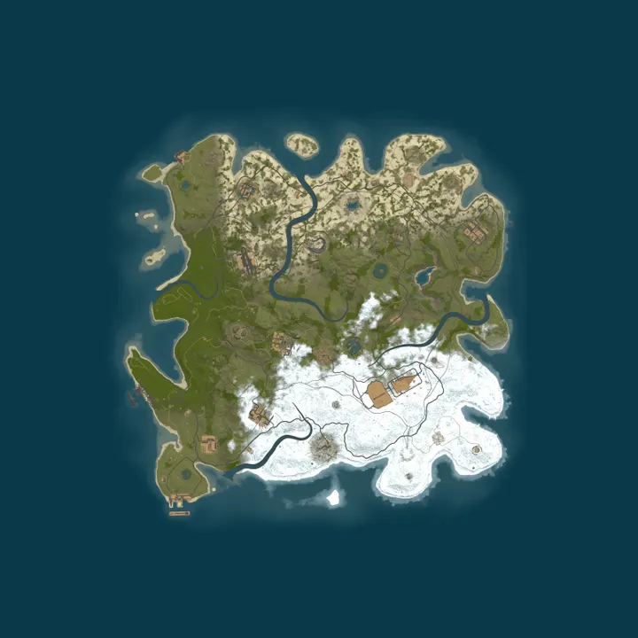 Map of [AU] AshRust 3x Monthly Max 5 | QoL/Loot+ | Full Wiped