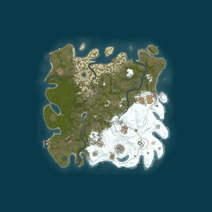 Map of Tw33kAs Arena UK Rust Server