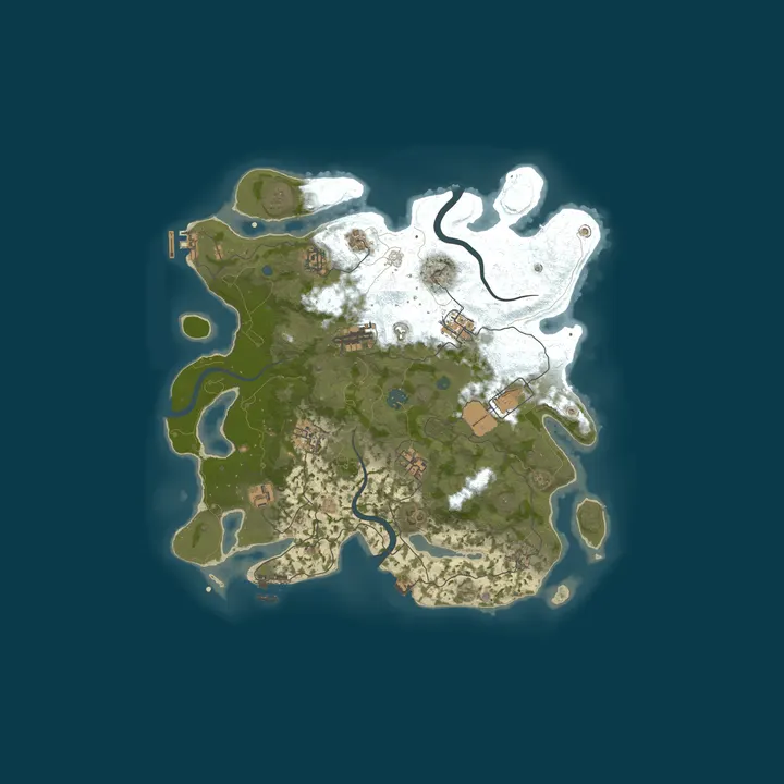 Map of Vanilla Server