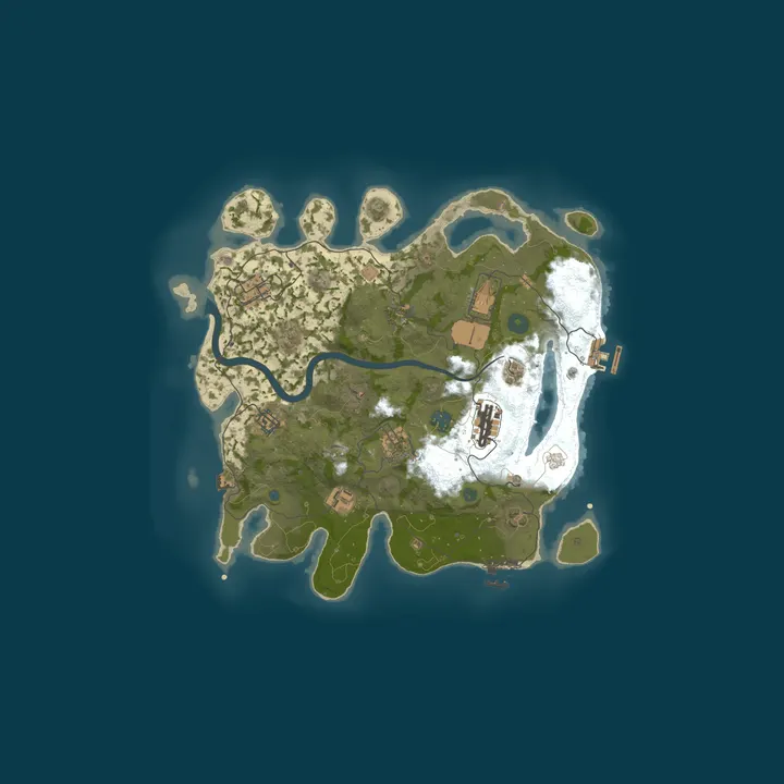 Map of The Rust Files  | Vanilla + | Solo/Duo/Trio/Quads