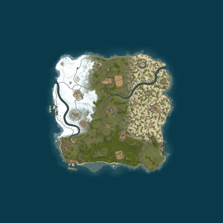 Map of Test server