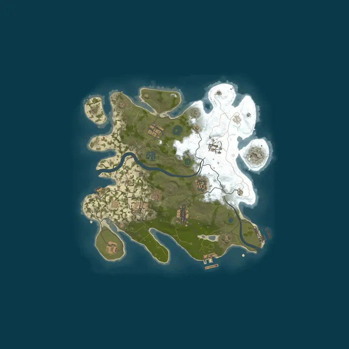 Map of FarLands | X5 Survival | Wipe 11.10