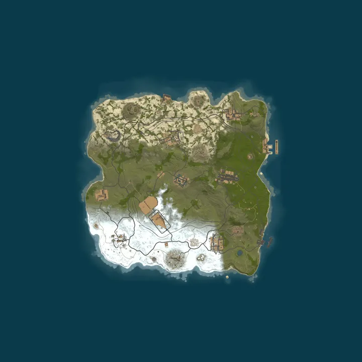 Map of Launch Your Private Rust Wipe Instantly - No Setup