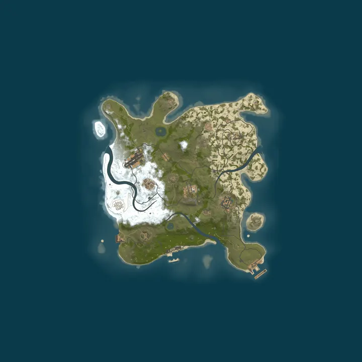Map of RustGround EU 2x | Max 5 | NoRoofCamp gamemode