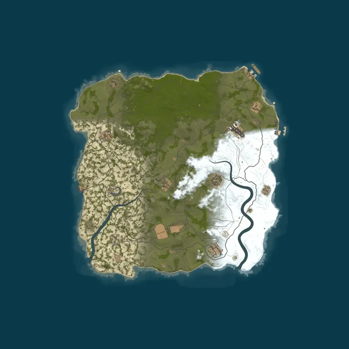 Map of [GUA] MODDED 2Х | SOLO/DUO | EU | FULL WIPE 02.10