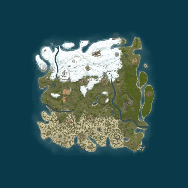 Map of Rusty Warehouse  - Noob Friendly since 2015
