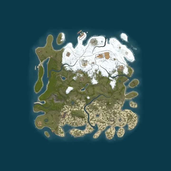 Map of Rustasis Vanilla Monthly | Main Medium | Noob Friendly