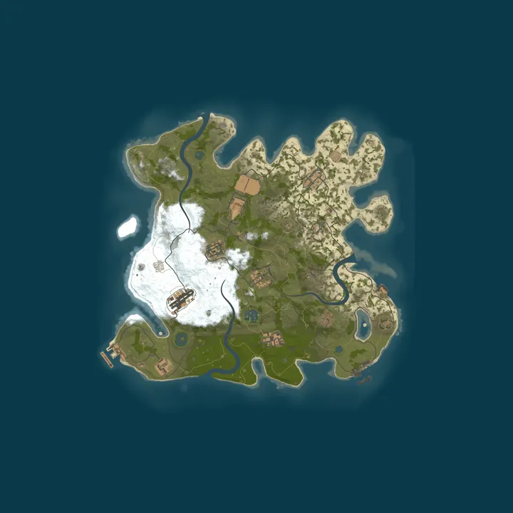 Map of [EU] Rust-France - SOLO ONLY | FULLWIPED 07/10 07.10