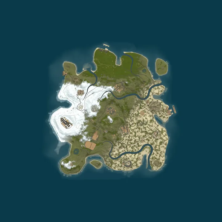 Map of [EU] BrotherHood | 3X Vanilla | Wipe Prizes | Wiped 6d 4h ago