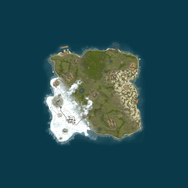 Map of CYBERSHOKE | #4 BATTLEFIELD |x1000000|PVP|RAID|MYMINI|KITS