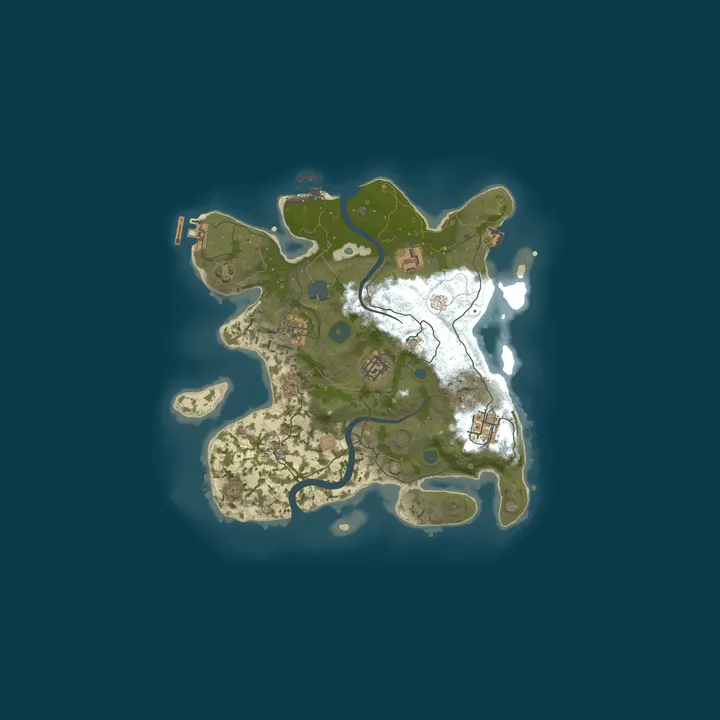 Map of A Rust Server