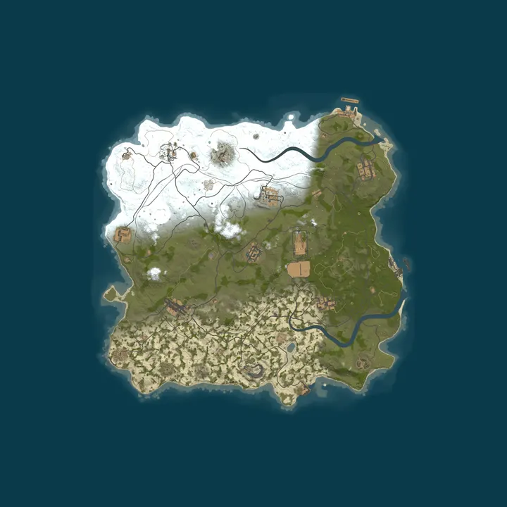 Map of WARBANDITS.GG 3X |Solo/Duo/Trio/Quad/Max5|LootX3| JUST WIPED
