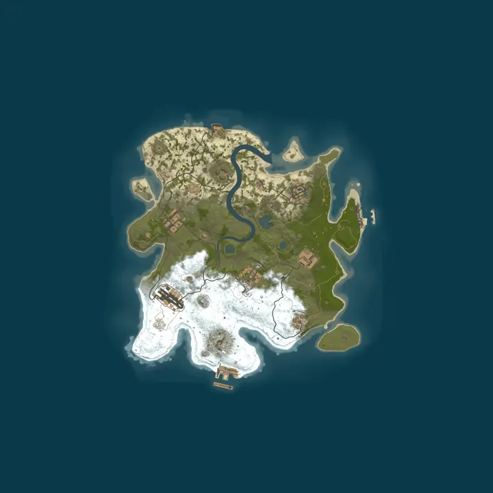Map of A Rust Server