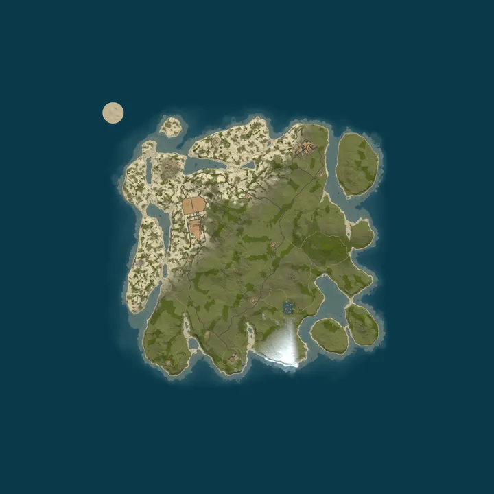Map of EU FunServer x10000000000|PVP|BATTLEFIELD|SKINS|KITS|TP|MAZE|MI