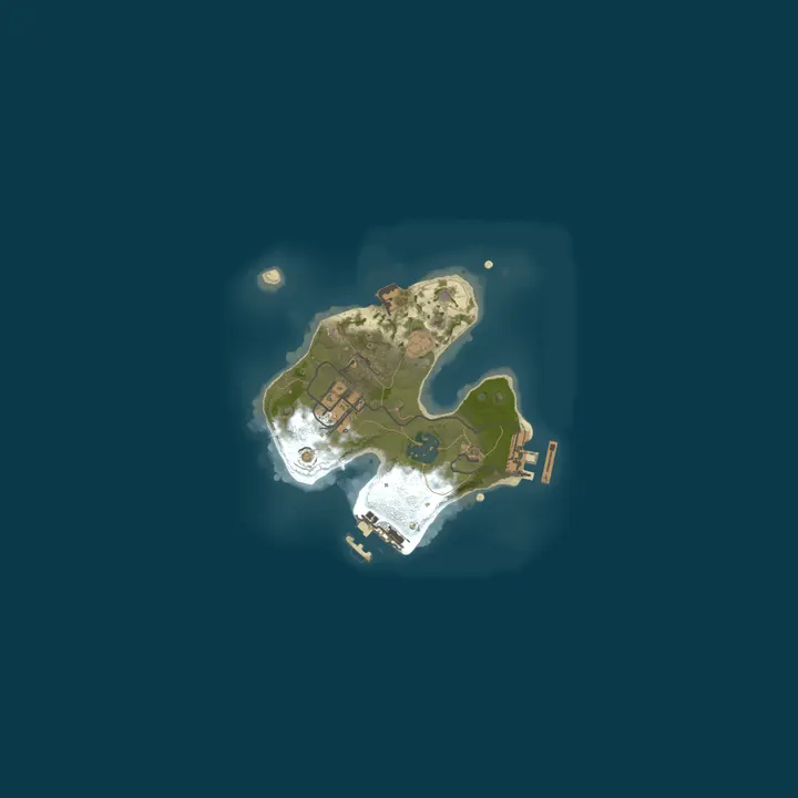 Map of Rust Server