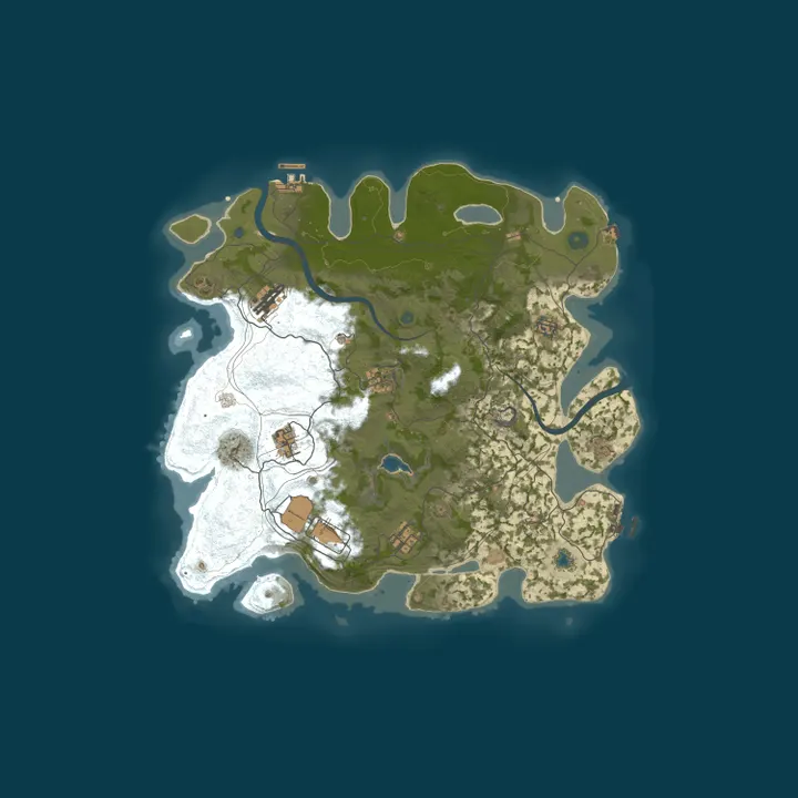 Map of EU Rusty Bear 3x Monthly Solo/Duo/Trio | No Offlines | Noob Fri