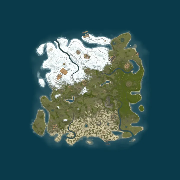 Map of ⦿ ICEFUSE EU 2X Duo (Solo/Duo|Loot x2|WIPED)