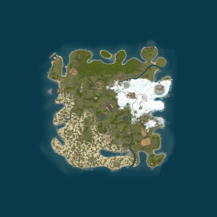 Map of QC Harfangs du Quebec PVE/PVP