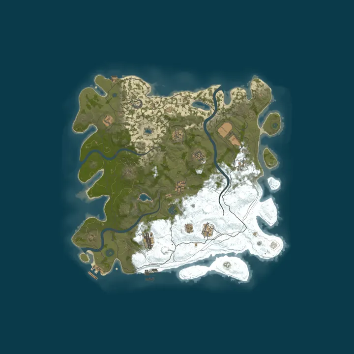 Map of Naked & Afraid | Real-Life Friendly | QOL | EU | Monthly