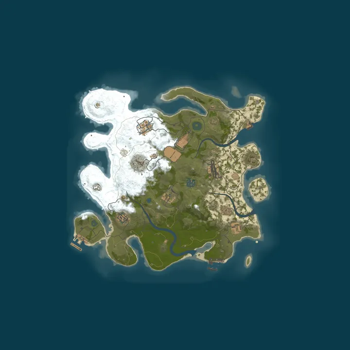 Map of ANGRY BEAVER - 2X - PVP/PVE
