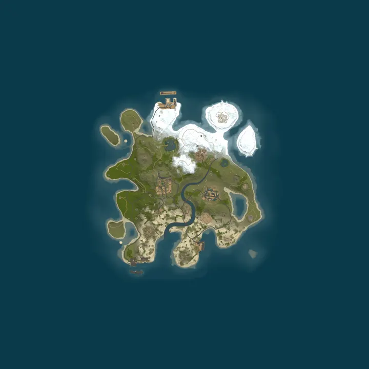 Map of RUST-A-MANIA  - PVE - HALLOWEEN SCARECROWS!!