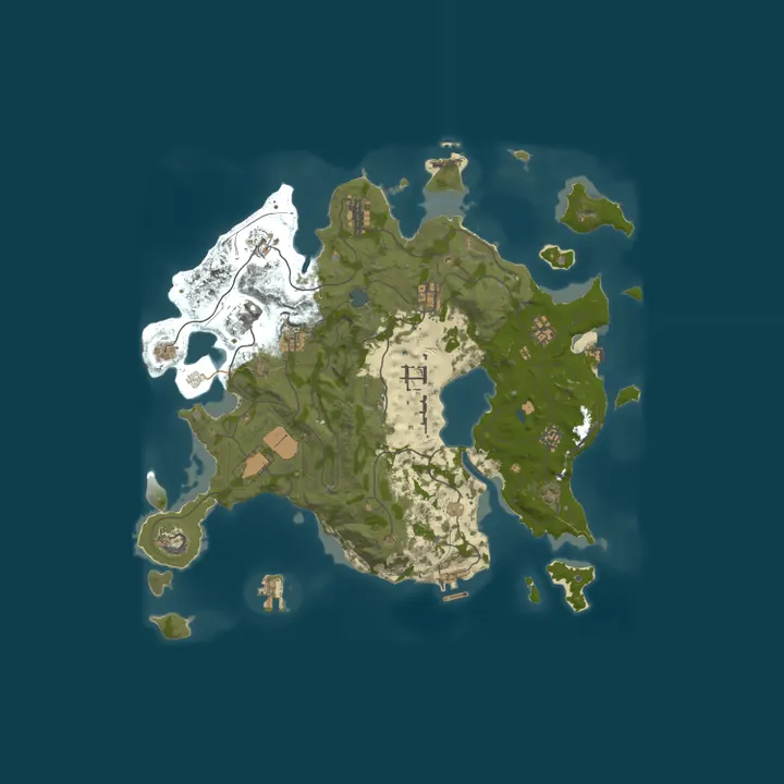 Map of Grandpa Rust PVE W/Purge Week & More [U.S.]