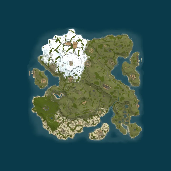 Map of Pine Hosting - Rust Server