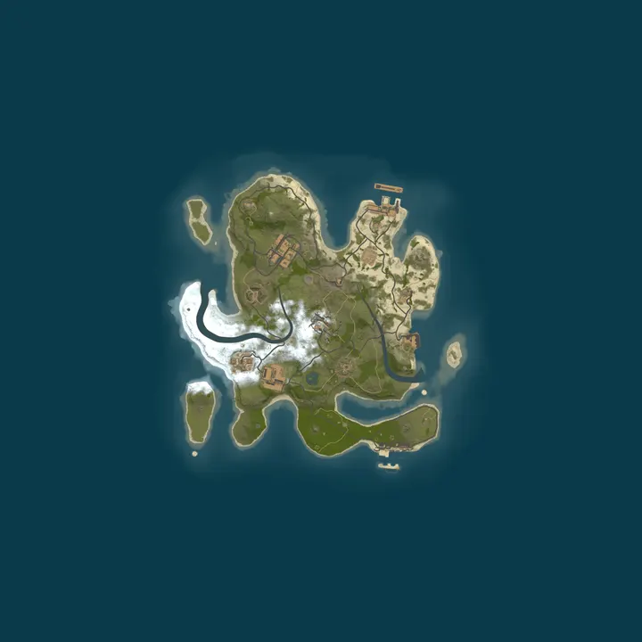 Map of Pine Hosting - Rust Server