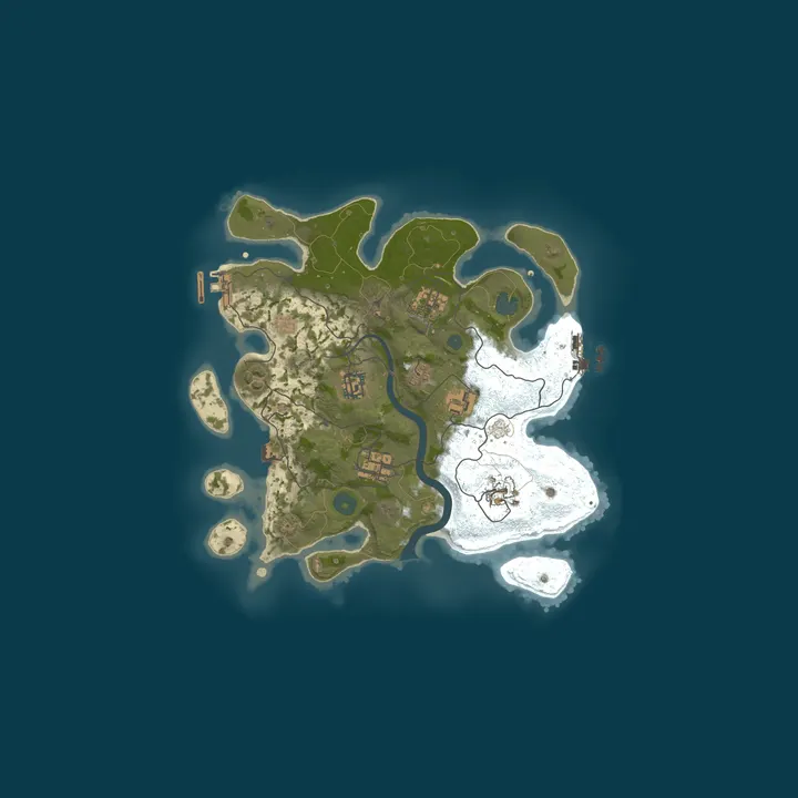 Map of My Untitled Rust Server