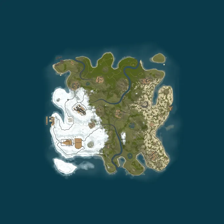 Map of OFF GRID | 2X | MAX 4 | MONTHLY WIPE