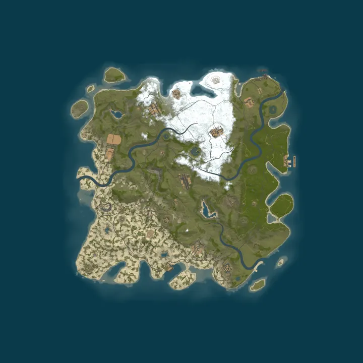 Map of [NA] RustAscent PvP 2x | Quads | Events | QoL
